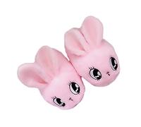 通用 PINGESILU Pantoufles de lapin de dessin animé pour dames pantoufles en peluche taille adulte pantoufles chaudes pour hommes (38/40, rose, numeric_38)