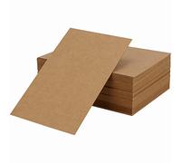 PINGEUI Lot de 100 feuilles de papier kraft 10 x 15 cm - Papier kraft marron - Cartes postales pour cartes de visite - Cartes de visite - Cartes de vœux vierges - 350 g/m²