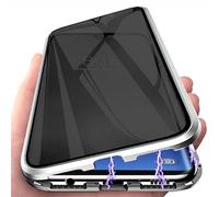 PingGoo Magnétique de Confidentialité Coque pour Xiaomi 17 Pro 6.3", Anti Peep Magnetic Adsorption Case Cover, Protection d'écran de Confidentialité avec Cadre en Métal, Mèche