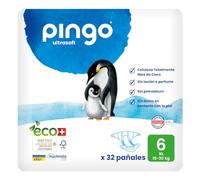 Pingo Couches Écologiques Jetables X-Large Taille 6 32 Pièces