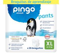 Pingo Pañales Couches - Culotte écologiques taille 6 26 unités