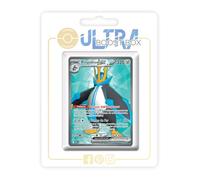 Pingoléon ex 114/094 Full Art Secrète - Ultraboost X Méga-Évolution 2 Flammes Fantasmagoriques - Coffret de 10 Cartes Pokémon Françaises