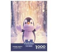 Pingouin 1000 Pièces Puzzle pour Adultes, Parfait pour Les Amateurs De Puzzles, Cadeau d'anniversaire, Jeu Éduchatif, Qualité Premium 38x26cm/1000pcs