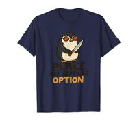 Pingouin Amusant pour Halloween, la Paix, jamais Une Option T-Shirt