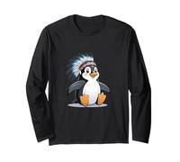 Pingouin avec Coiffe À Plumes Manche Longue