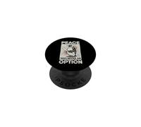 Pingouin avec Couteau La Paix n'a jamais été Une Option Meme drôle PopSockets PopGrip Adhésif