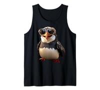 Pingouin avec Lunettes de Soleil Ami des Animaux Amour Doux Débardeur