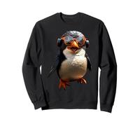 Pingouin avec Lunettes de Soleil Ami des Animaux Amour Doux Sweatshirt