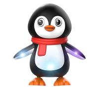 Pingouin chantant interactif, jouet musical électrique pour bébé, pingouin rampant de 8 pouces avec lumière et son, jouet de développement en plastique, jouets d'apprentissage avec un design coloré, b