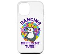 Pingouin Dansant à Une Autre Chanson de l'Autisme Coque pour iPhone 12/12 Pro