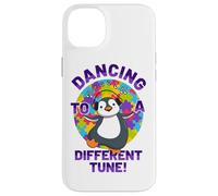 Pingouin Dansant à Une Autre Chanson de l'Autisme Coque pour iPhone 14 Plus