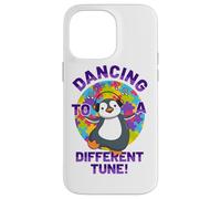 Pingouin Dansant à Une Autre Chanson de l'Autisme Coque pour iPhone 14 Pro Max