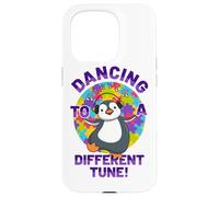 Pingouin Dansant à Une Autre Chanson de l'Autisme Coque pour iPhone 15 Pro