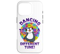 Pingouin Dansant à Une Autre Chanson de l'Autisme Coque pour iPhone 16 Pro