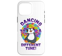 Pingouin Dansant à Une Autre Chanson de l'Autisme Coque pour iPhone 16 Pro Max