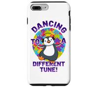 Pingouin Dansant à Une Autre Chanson de l'Autisme Coque pour iPhone 7 Plus/8 Plus