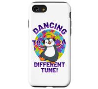 Pingouin Dansant à Une Autre Chanson de l'Autisme Coque pour iPhone SE (2020) / 7/8