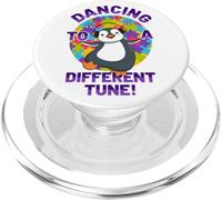 Pingouin Dansant à Une Autre Chanson de l'Autisme PopSockets PopGrip pour MagSafe