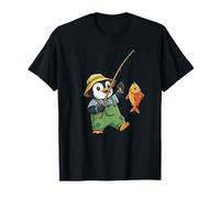 Pingouin de pêche Amusant pour Enfants T-Shirt