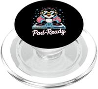 Pingouin DJ Animal Pod-Ready Mix PopSockets PopGrip pour MagSafe