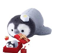 pingouin douce - Grande peluche de 25 cm - Adorable compagnon douillet - Confort et plaisir pour les , les filles, la chambre à coucher, la chambre d'enfant, les trajets en voiture, les