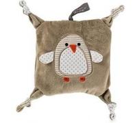Pingouin doudou bouillotte déhoussable Gris G