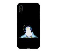 Pingouin écoutant de la Musique Coque pour iPhone XS Max