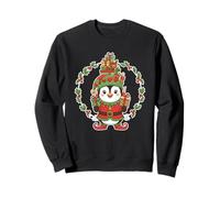 Pingouin, Elfe, Noël, Festif pour Enfants, Famille Sweatshirt