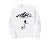 Pingouin État d'esprit Montagne Motivation Street Art Sweatshirt