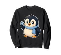 Pingouin Flocon Écharpe Sourire Sweatshirt