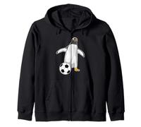 Pingouin Footballeur Football Sport Sweat à Capuche