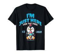 Pingouin Glacé Humour Friandise d'Été Rigolote T-Shirt
