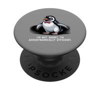 Pingouin, Je ne suis Pas Petit, Je suis aérodynamiquement Efficace PopSockets PopGrip Adhésif