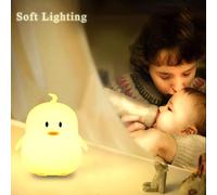 Pingouin Lampe Veilleuse Pour Enfant Veilleuse Pour Bébé Avec Changement De Couleur & Dimmable Portable Petite Veilleuse Rechargeable Avec Minuterie & Contrôle Toucher - Moyen[Vei9270333]
