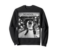 Pingouin Last Day of School Summer Break Funny Meme Selfie Sweatshirt