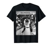 Pingouin Last Day of School Summer Break Funny Meme Selfie T-Shirt