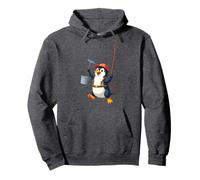 Pingouin Laveur de vitres avec Corde et Seau Sweat à Capuche