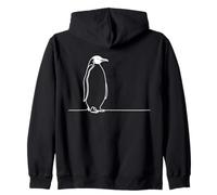 Pingouin Linéaire Observateur d'oiseaux Sweat à Capuche