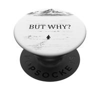 Pingouin mais Pourquoi Les Montagnes PopSockets PopGrip Adhésif