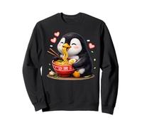 Pingouin Mangeant des Nouilles Ramen Pingouins garçons Filles Enfants Adultes Sweatshirt