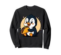 Pingouin Mangeant Un Taco, Pingouin Mexicain, mangeur de Taco, Anime Sweatshirt