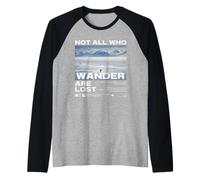 Pingouin Meme But Why Montagne Not All Who Wander are Lost Manche Raglan