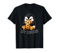 Pingouin Mignon avec Mon Biscuit T-Shirt
