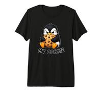 Pingouin Mignon avec Mon Biscuit T-Shirt Haut de Gamme