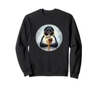 Pingouin Mignon ET Gourmand Mange DE LA Glace Sweatshirt