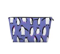 Pingouin Mignon Violet, Trousse de Toilette Trousse de Maquillage Sac à cosmétiques Trousse de Toilette de Voyage Portable