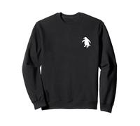 Pingouin Minimaliste Noir et Blanc Sweatshirt