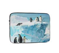 Pingouin on the Iceberg Housse pour ordinateur portable, protection compacte et portable pour appareils de 12", tablette, travail, voyage et bureau