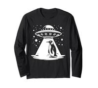 Pingouin, Papa et Maman, Amoureux - Un ovni Extraterrestre Amusant Manche Longue