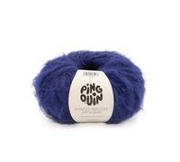 Pingouin - Pelote de Laine PINGO Brush Mohair - Laine à Tricoter - 100% Acrylique - Aiguille n°6 - Couleur Marine